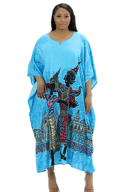 African Print Kaftan KAF-1011