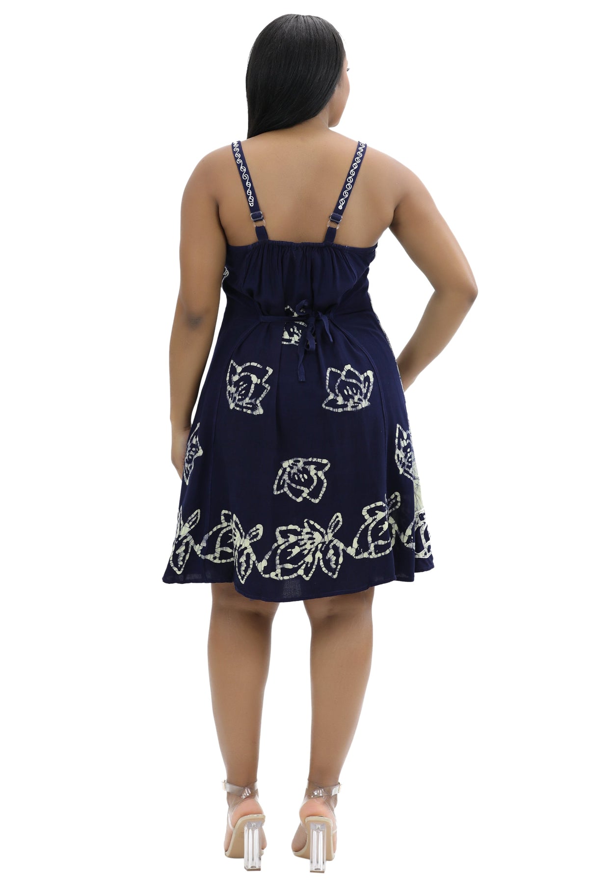 Batik Block Print Dress 54A-BATIK