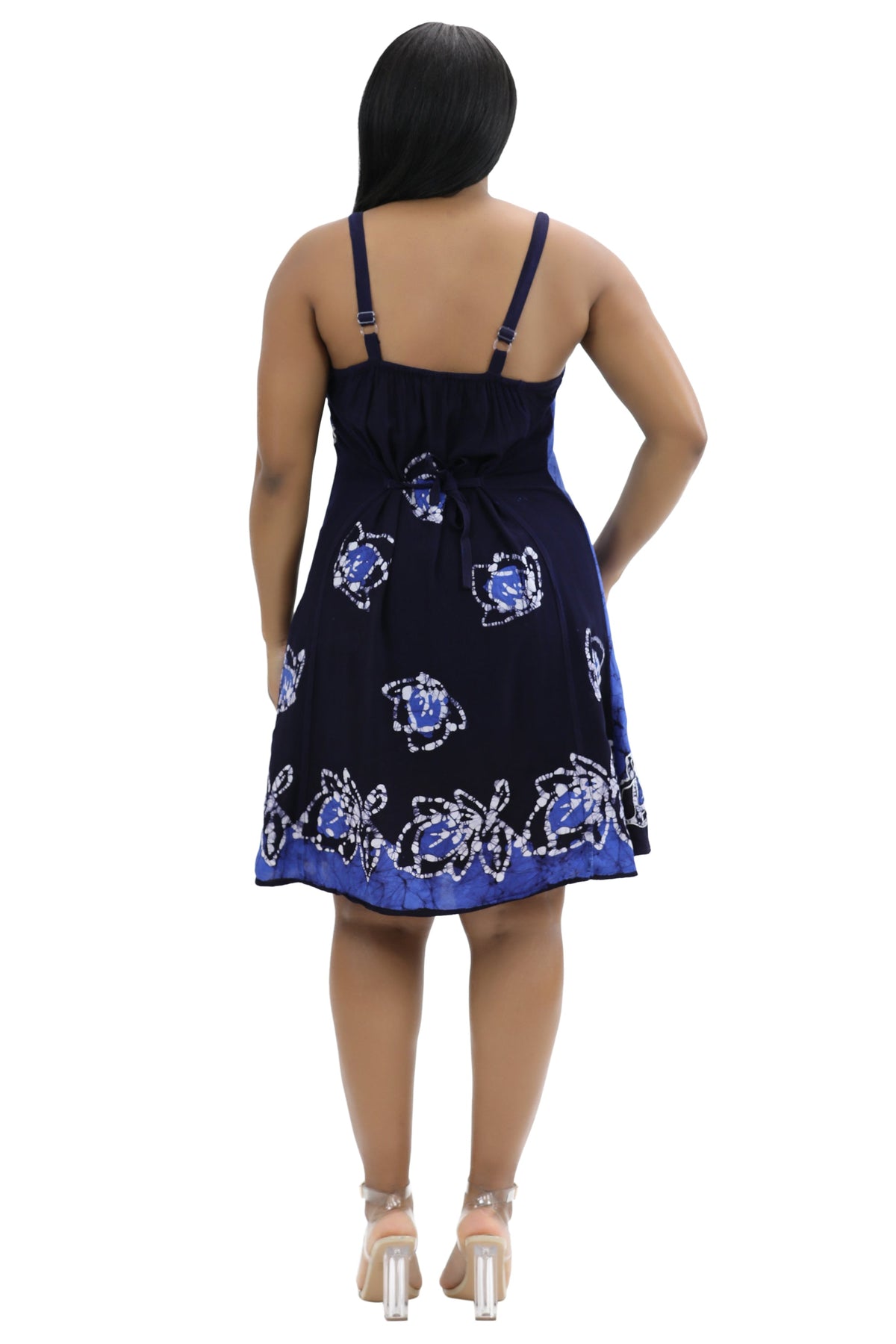 Batik Block Print Dress 54A-BATIK