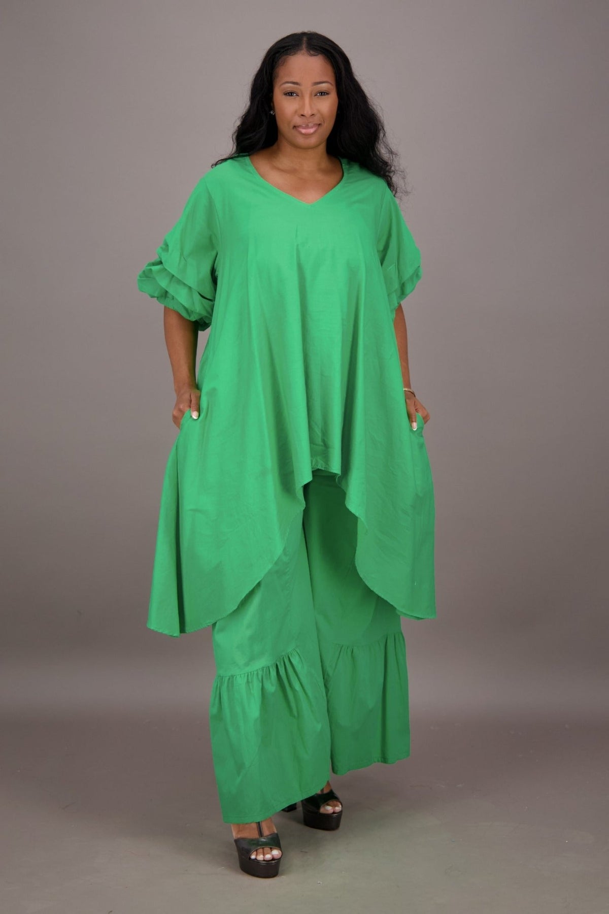 2 Piece Pants Set APS - 25082 - Advance Apparels Inc