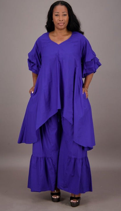 2 Piece Pants Set APS - 25082 - Advance Apparels Inc