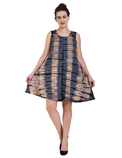 Stretchy Spandex Tie Dye Dress 19447
