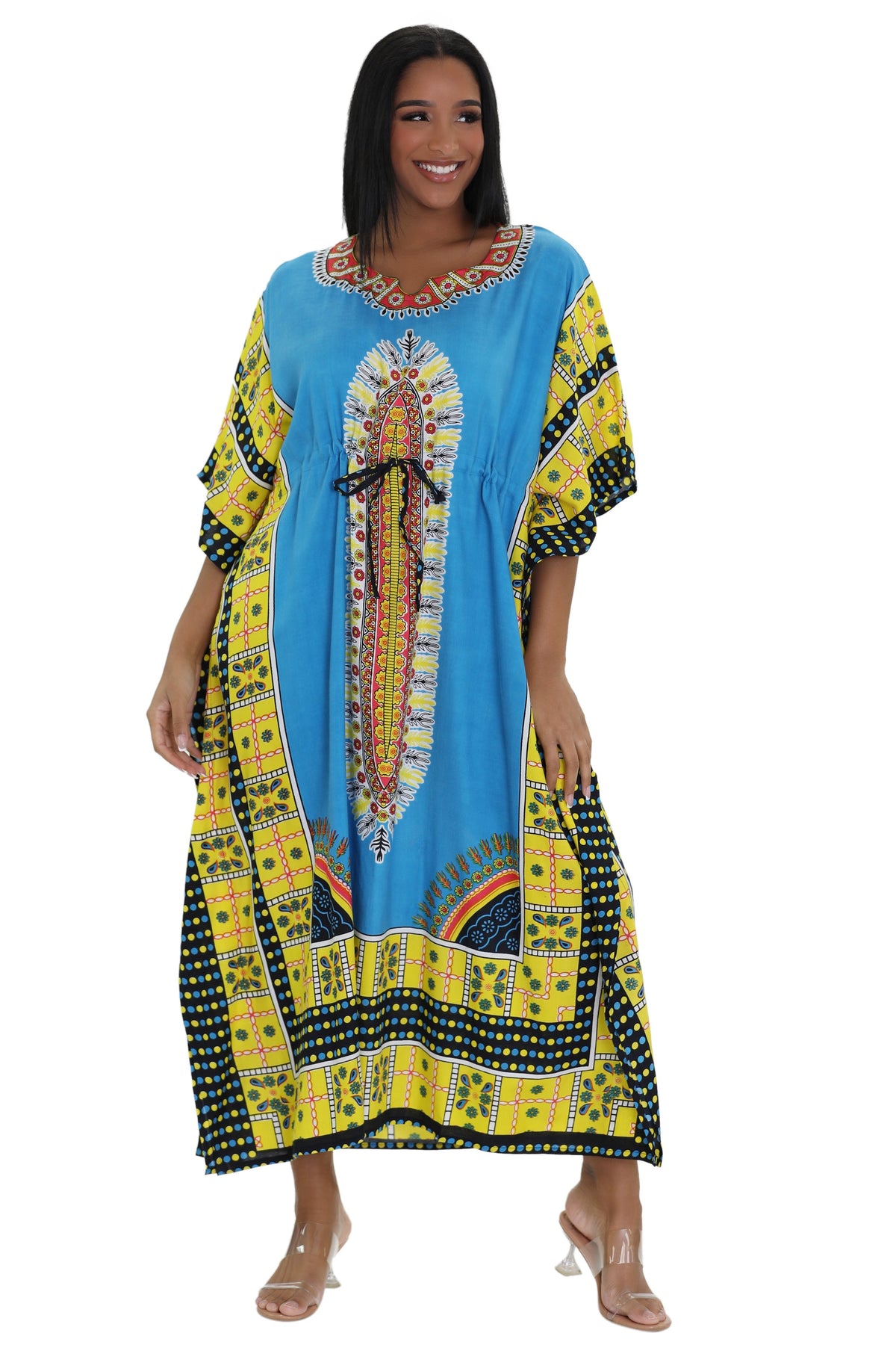 Dashiki Print One Size Kaftan KAF-1021