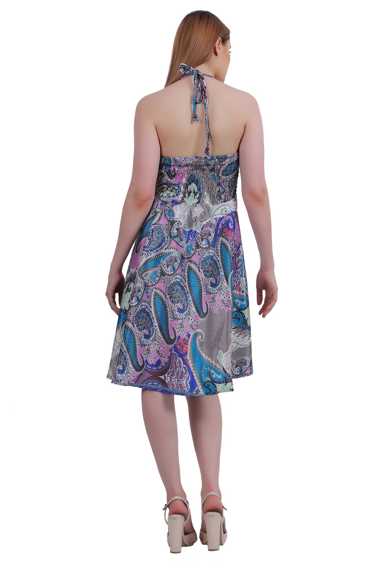 Silk Halter Top Dress AB21030