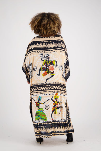 Tribal Print Kaftan KAF-1044