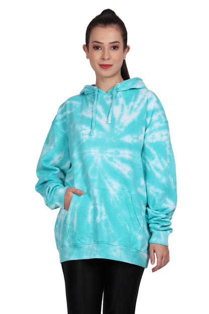 Unisex Tie Dye Pullover Hoodie Premium Cotton Blend Activewear H702