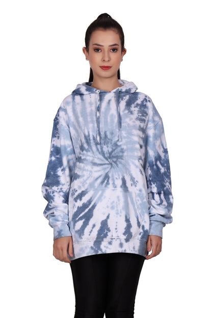Unisex Tie Dye Pullover Hoodie Premium Cotton Blend Activewear H703