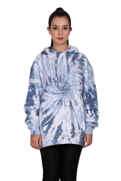 Unisex Tie Dye Pullover Hoodie Premium Cotton Blend Activewear H703