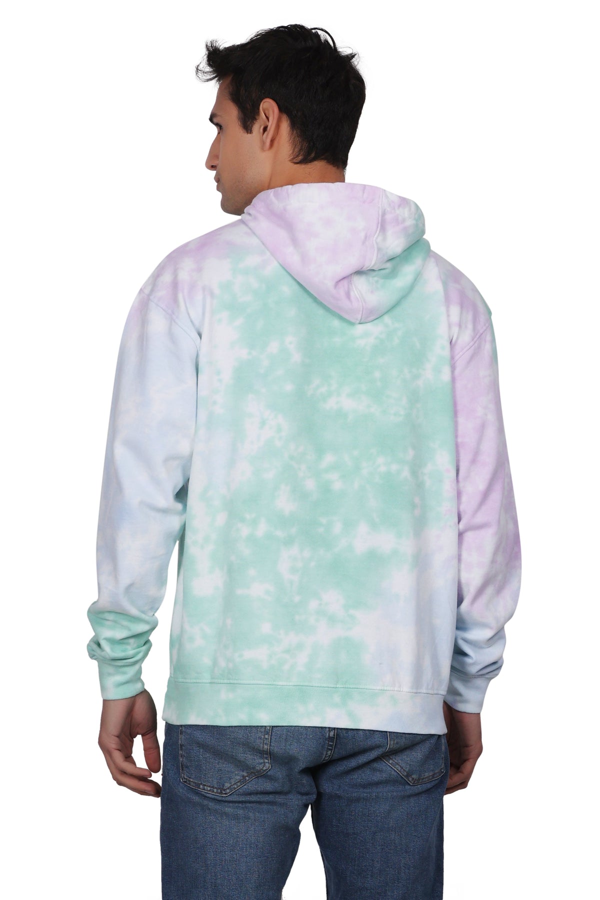 Unisex Tie Dye Pullover Hoodie Premium Cotton Blend Activewear H704