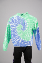 Adult's Tie-Dye Pullover Hoodie (2-XL) Cotton/Polyester Blend 9662