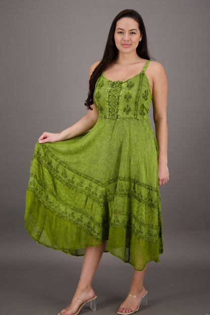 Sleveless Renaissance Dress ADL-21321