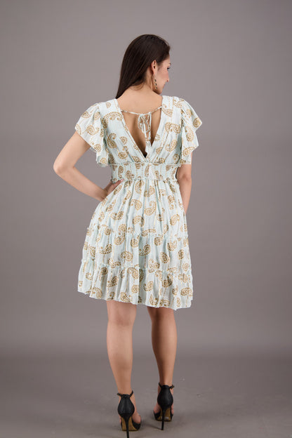 24935 Paisley Charm Middy Boho Dress