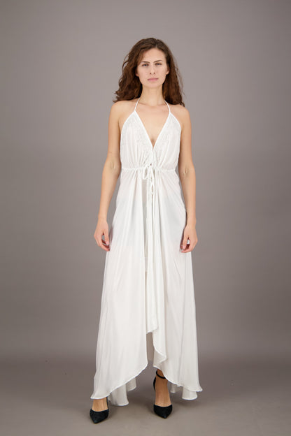 Hand Embroidered Scarf Dress PD-7777