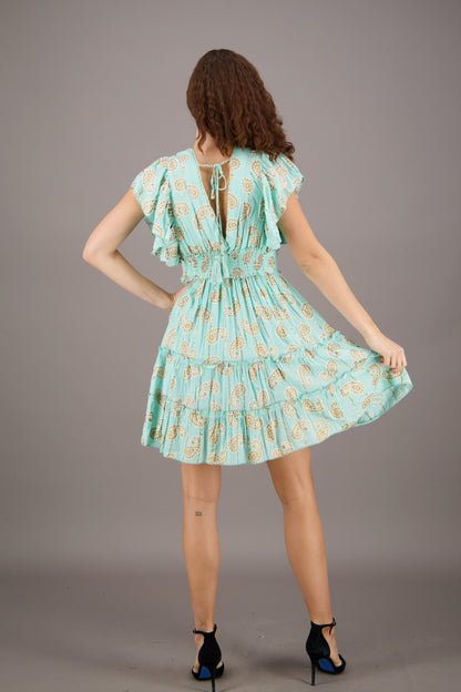 24935 Paisley Charm Middy Boho Dress