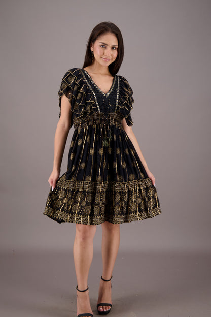 Radiant Ruffle Festival Middi 24721
