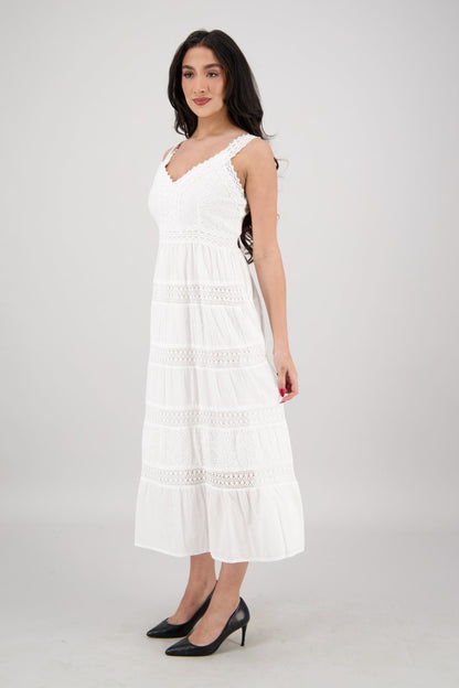 Amalfi Eyelet Dress 96050 - Advance Apparels Inc