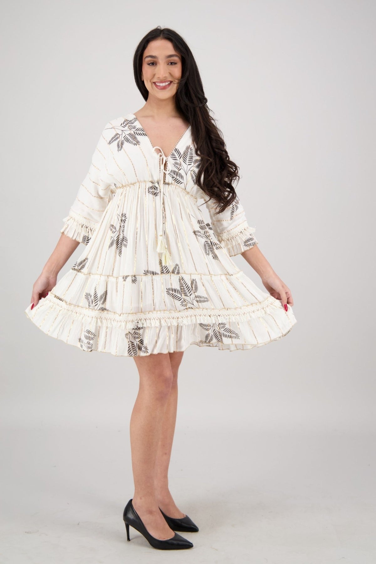 Amira Floral Cover Up 25164 - Advance Apparels Inc