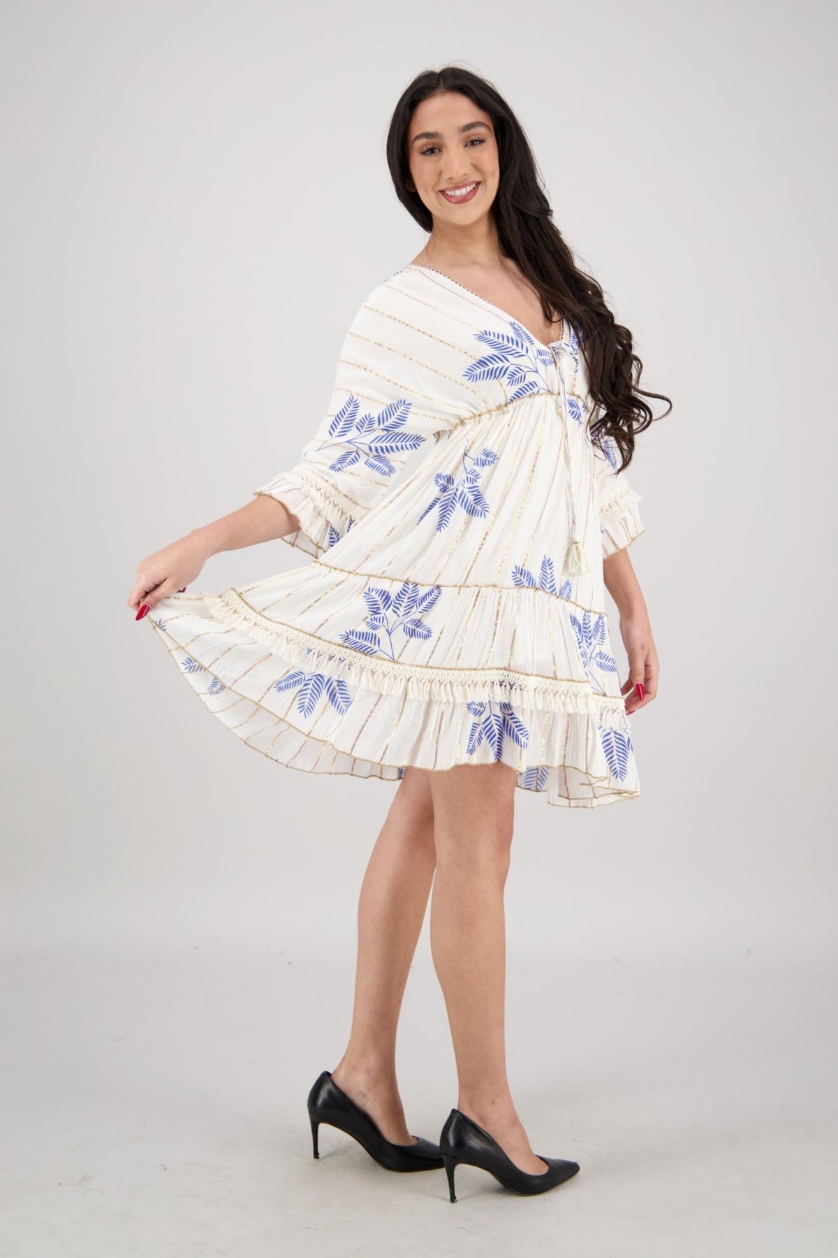 Amira Floral Cover Up 25164 - Advance Apparels Inc