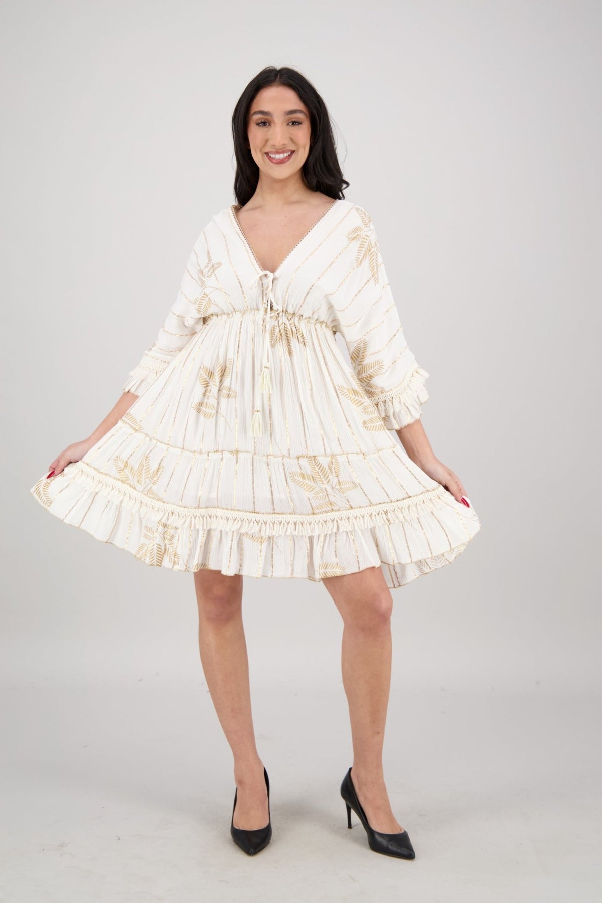 Amira Floral Cover Up 25164 - Advance Apparels Inc