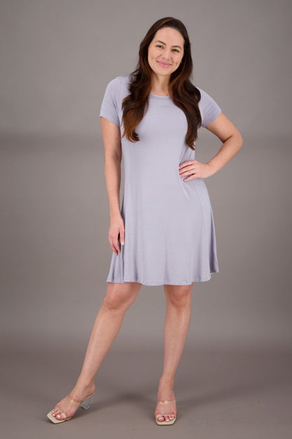 Bamboo Cap Sleeve Dress BAM - 24601 - Advance Apparels Inc