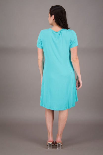 Bamboo Cap Sleeve Dress BAM - 24601 - Advance Apparels Inc