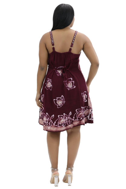 Batik Block Print Dress 54A-BATIK - Advance Apparels Inc