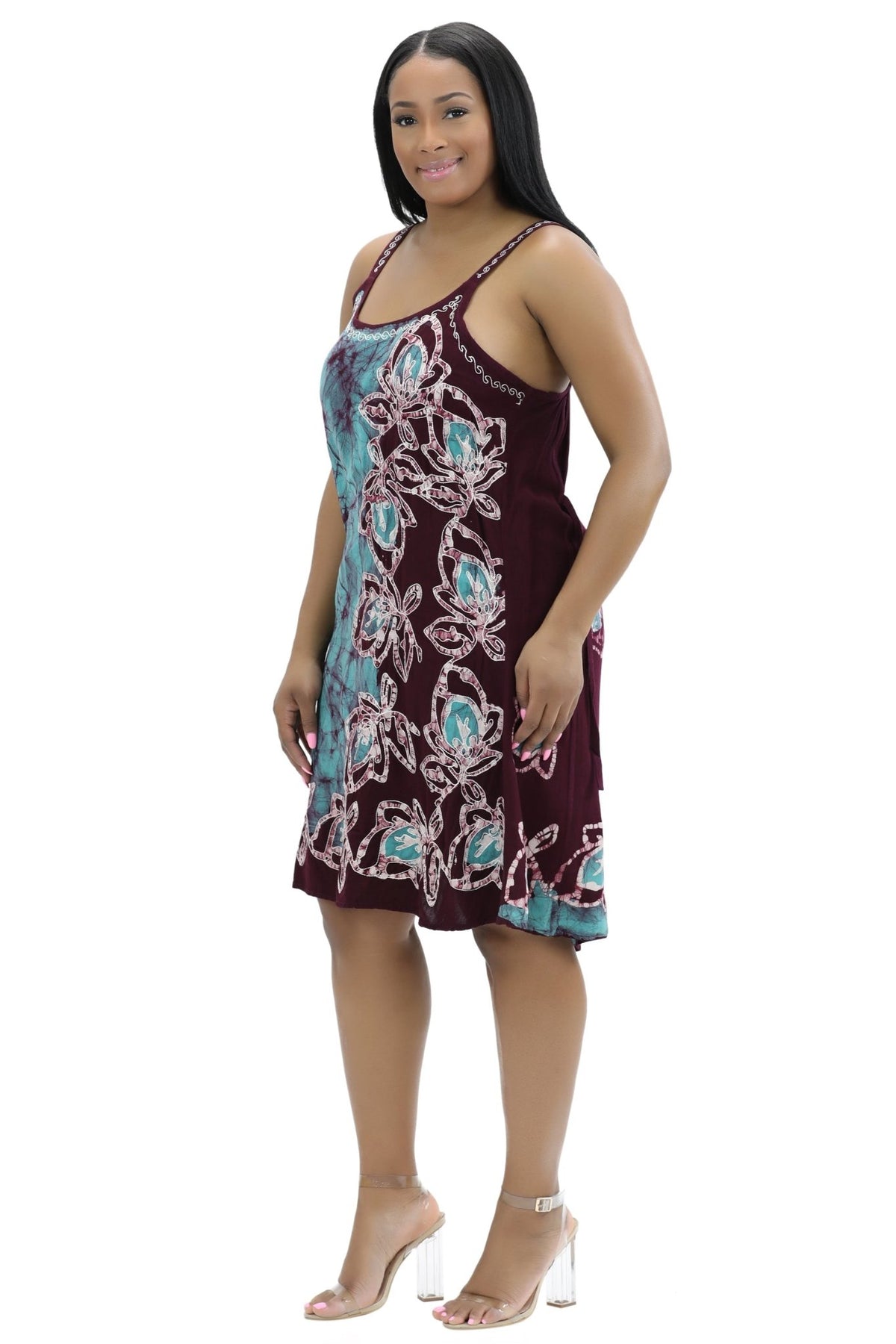 Batik Block Print Dress 54A-BATIK - Advance Apparels Inc