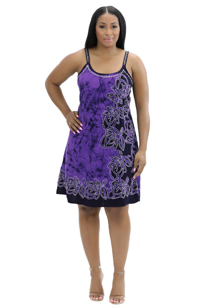 Batik Block Print Dress 54A-BATIK - Advance Apparels Inc