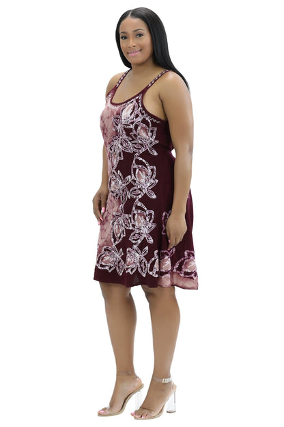 Batik Block Print Dress 54A-BATIK - Advance Apparels Inc