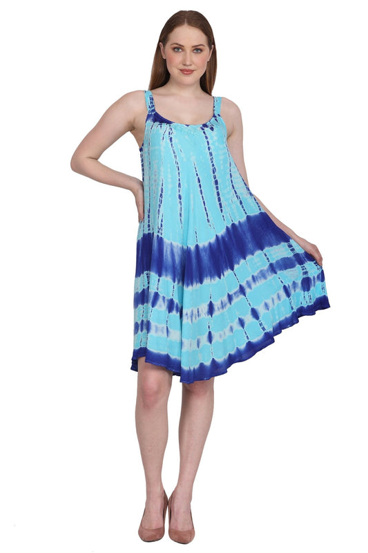 Belize Tie Dye Beach Dress 362199STP - Advance Apparels Inc