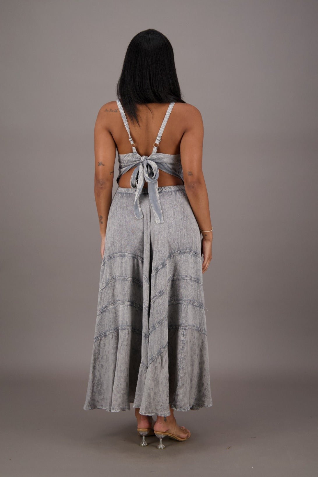 Bohemian Renaissance Cut - Out Maxi Dress ADL - 24337 - Advance Apparels Inc