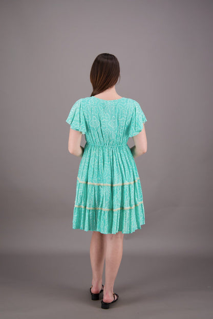 Boho Chic Trio Middy Dress 24931 - Advance Apparels Inc