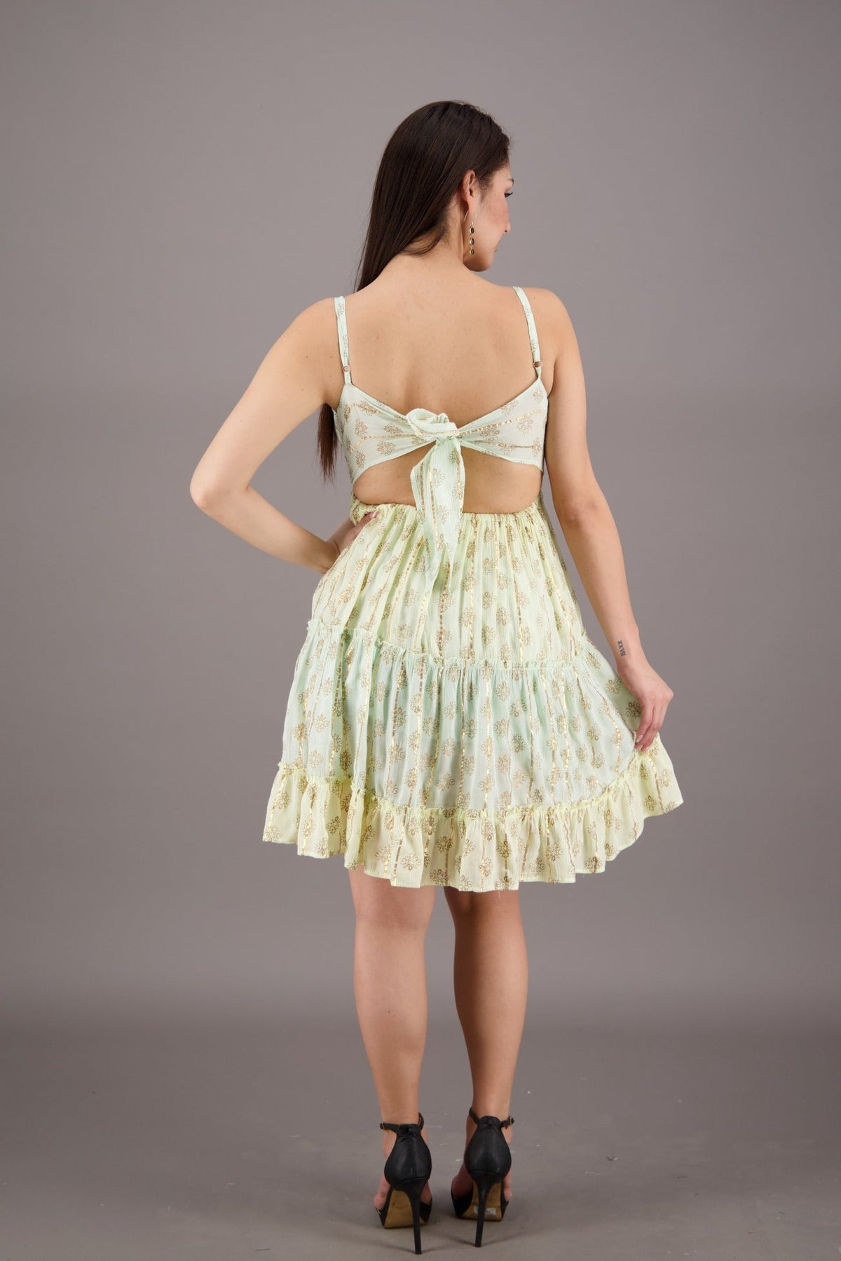 Boho Chic Trio Middy Dress 24943 - Advance Apparels Inc