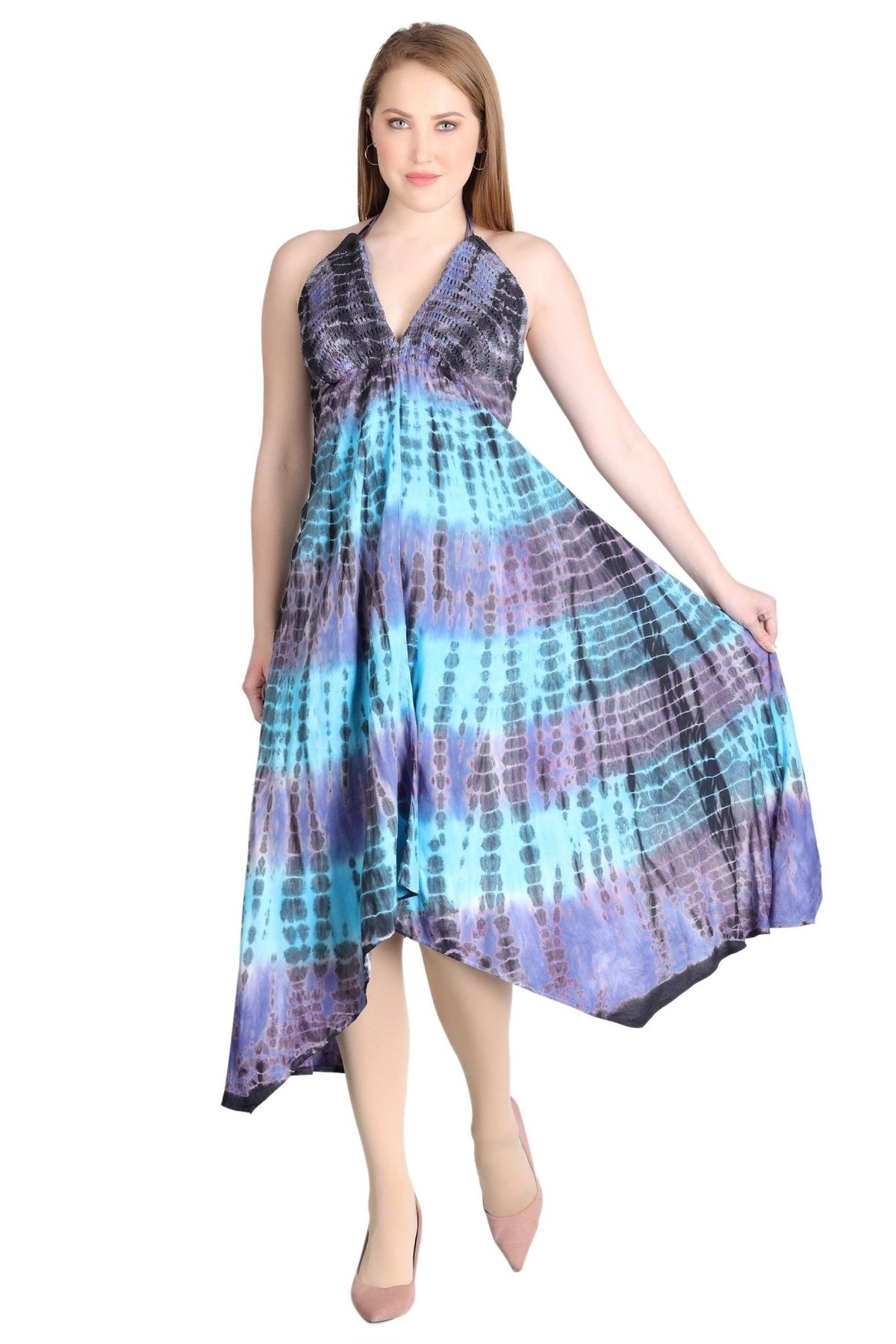 Crochet Tie Dye Dress CD-21565 - Advance Apparels Inc