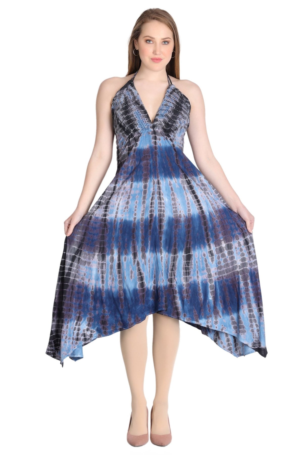 Crochet Tie Dye Dress CD-21565 - Advance Apparels Inc