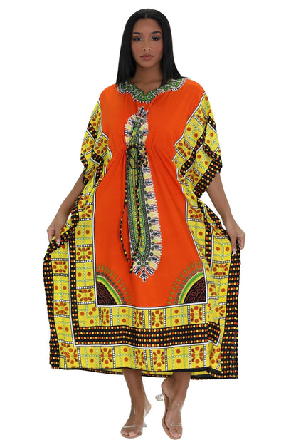 Dashiki Print One Size Kaftan KAF-1021 - Advance Apparels Inc