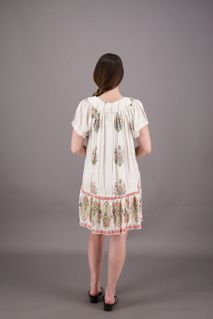 Dreamweaver Border Print Middy Dress 24947 - Advance Apparels Inc
