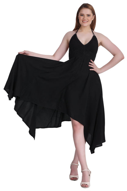 Elastic Back Acid Wash Dress (S/M - 1X/2X) 4 Colors ADL - 30332 - Advance Apparels Inc
