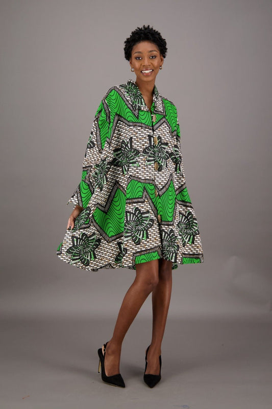 Emerald Essence Swing Dress AD - 25040 - 255 - Advance Apparels Inc