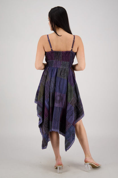 Fairytale Patchwork Maxi Dress PAT-3523 - Advance Apparels Inc