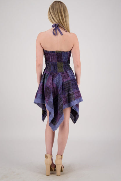 Fairytale Patchwork Midi Dress PAT-3525 - Advance Apparels Inc