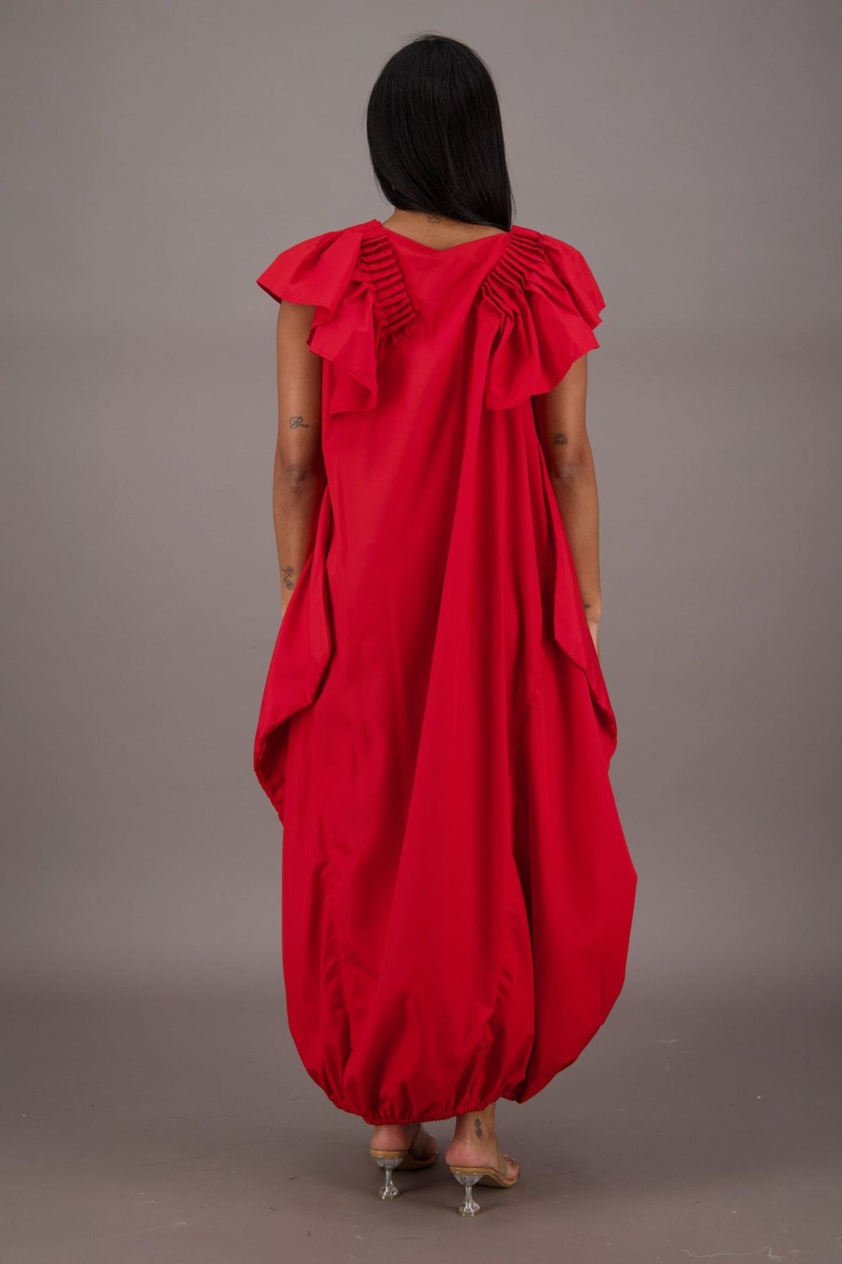 Flowing Grace Bubble Dress AD - 25061 - Advance Apparels Inc