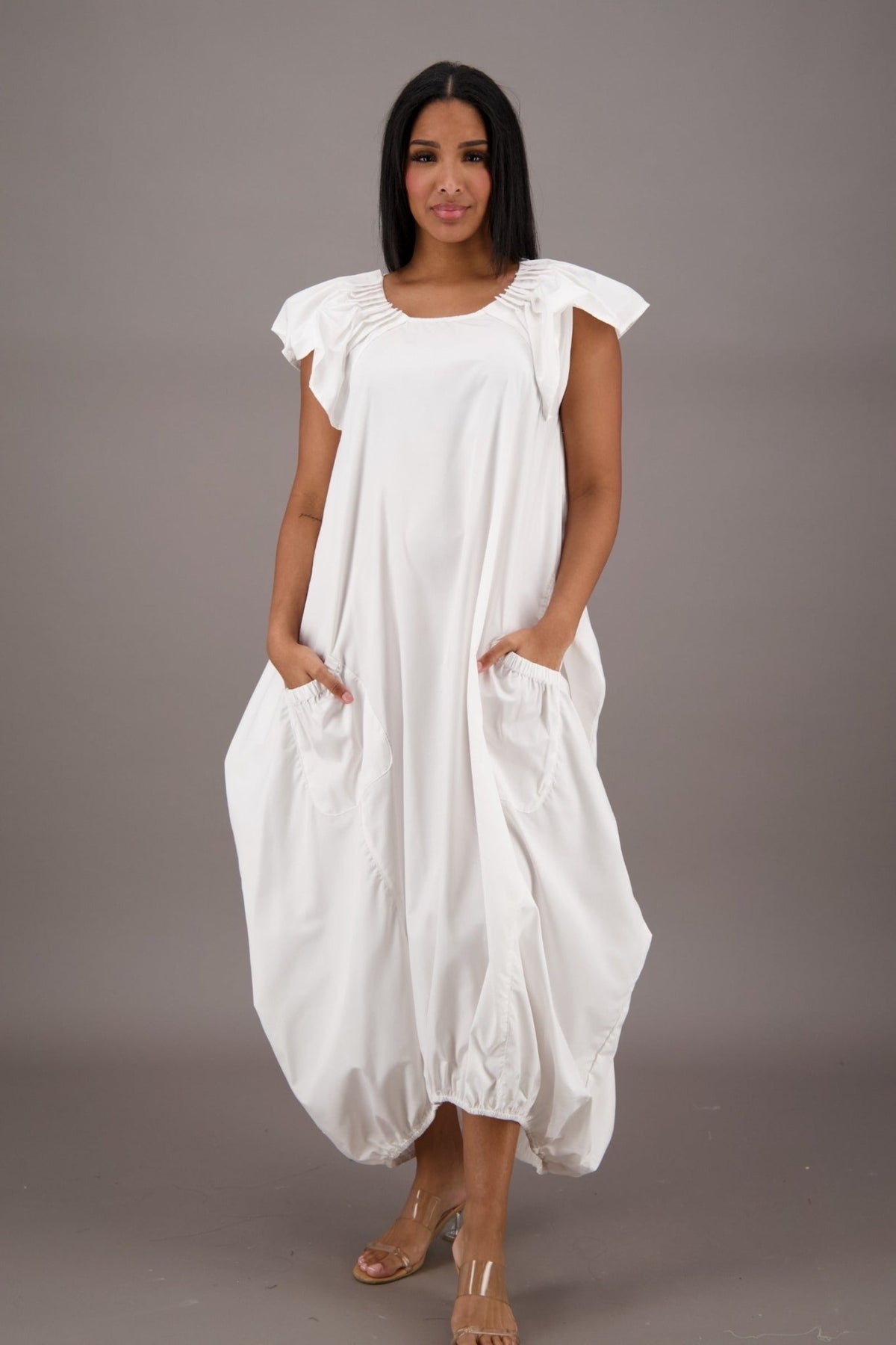 Flowing Grace Bubble Dress AD - 25061 - Advance Apparels Inc
