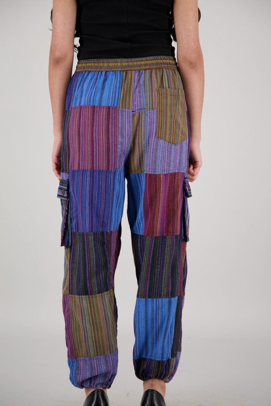 Free - Spirited Patchwork Pants PAT - 3306 - Advance Apparels Inc