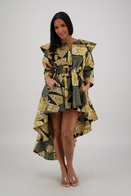 Golden Maze Hi - Lo Dress AD - 25012 - 271 - Advance Apparels Inc