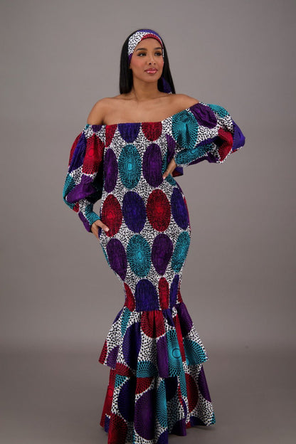Imani Grace Mermaid Dress AD - 25056 - 267 - Advance Apparels Inc