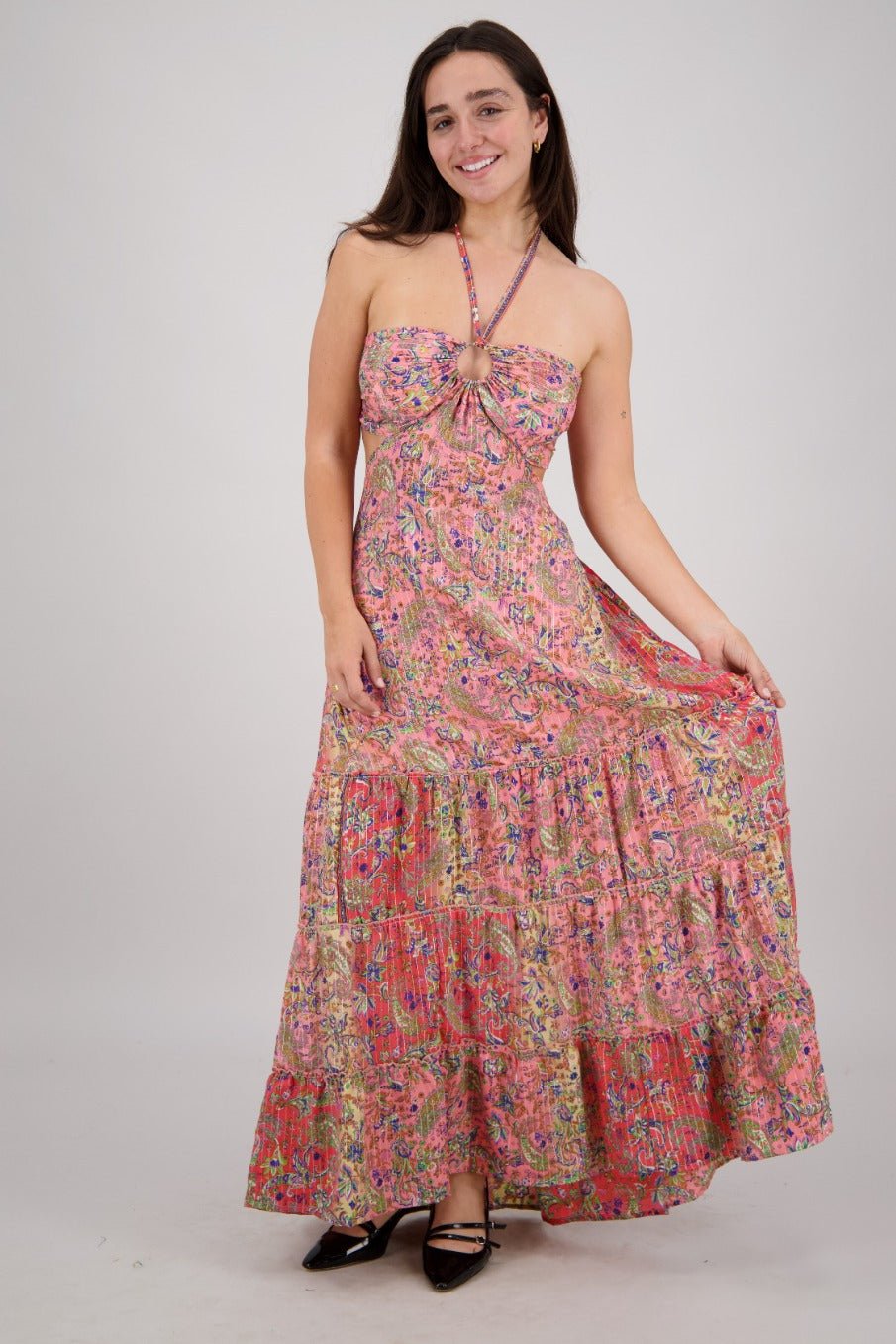 Isla Ring Floral Maxi AB - 36101 - Advance Apparels Inc