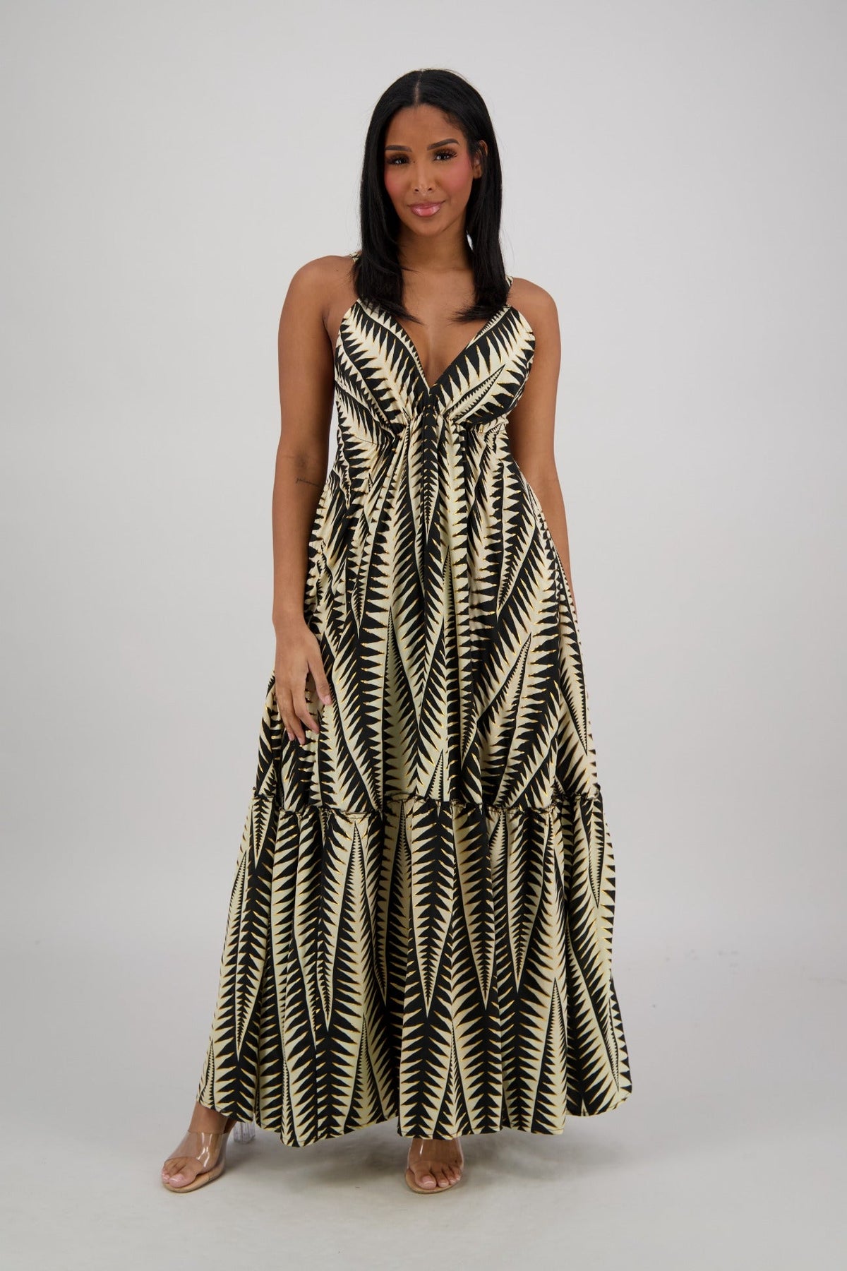 Kalea Tropical Tie Back Maxi AB - 35111 - Advance Apparels Inc