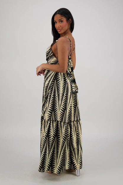Kalea Tropical Tie Back Maxi AB - 35111 - Advance Apparels Inc