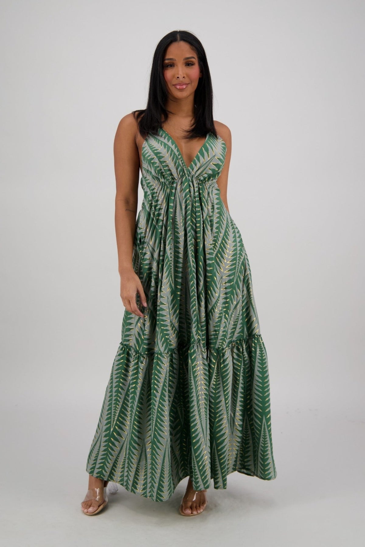Kalea Tropical Tie Back Maxi AB - 35111 - Advance Apparels Inc